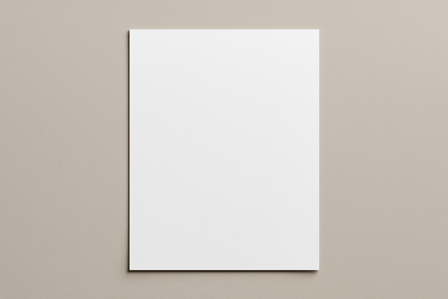flat sheet of paper
